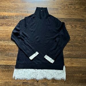 Joie Sweater with built in lace detailing